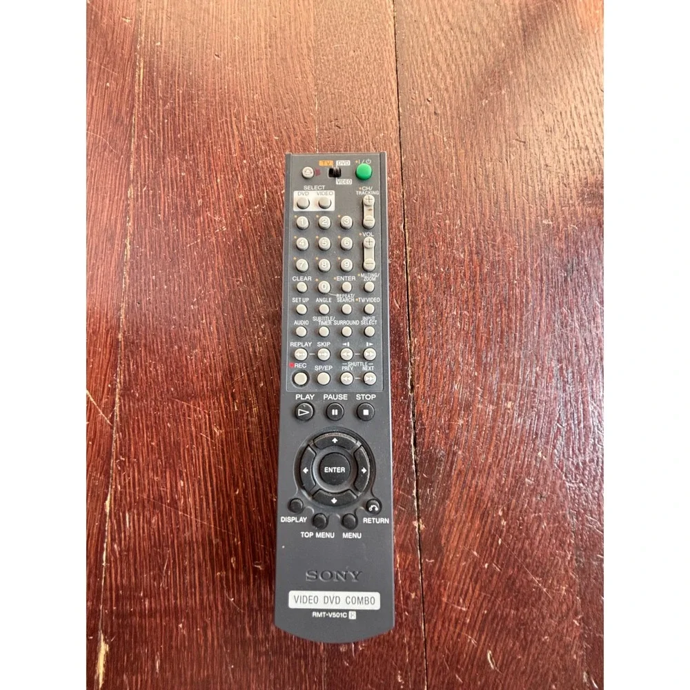 Sony RMT-V501C Remote Control for Video DVD Combo Player Black OEM Replacement